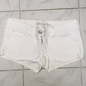 American Eagle Outfitters Women's Crisp White Jean Shorts